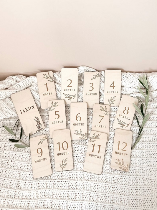 Monthly Milestone Markers | Olive