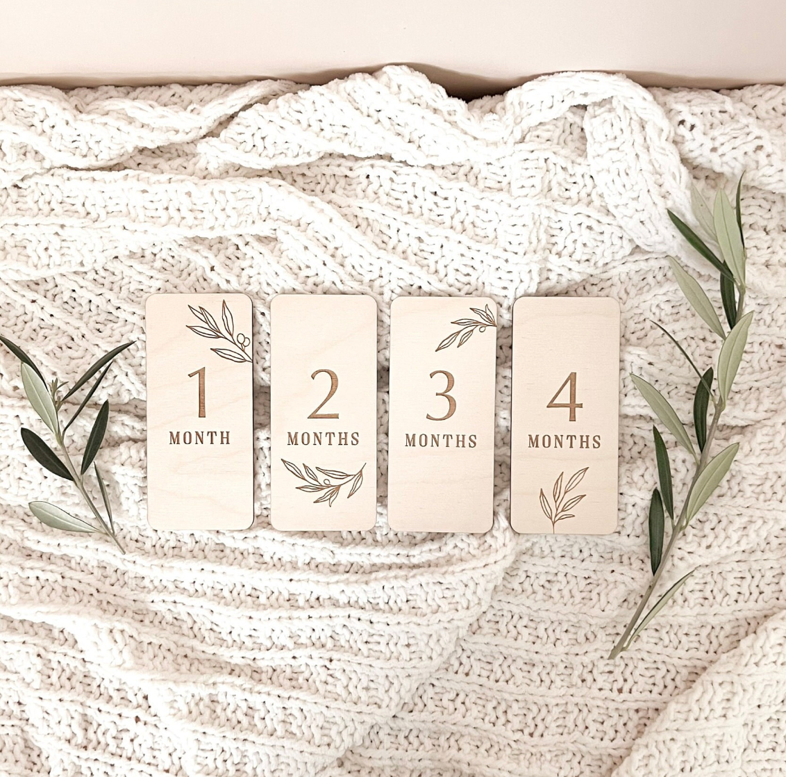 Monthly Milestone Markers | Olive