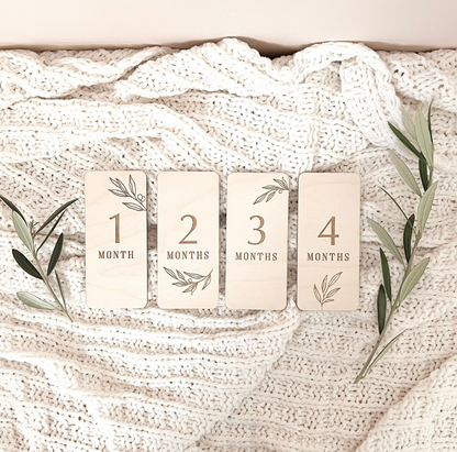 Monthly Milestone Markers | Olive