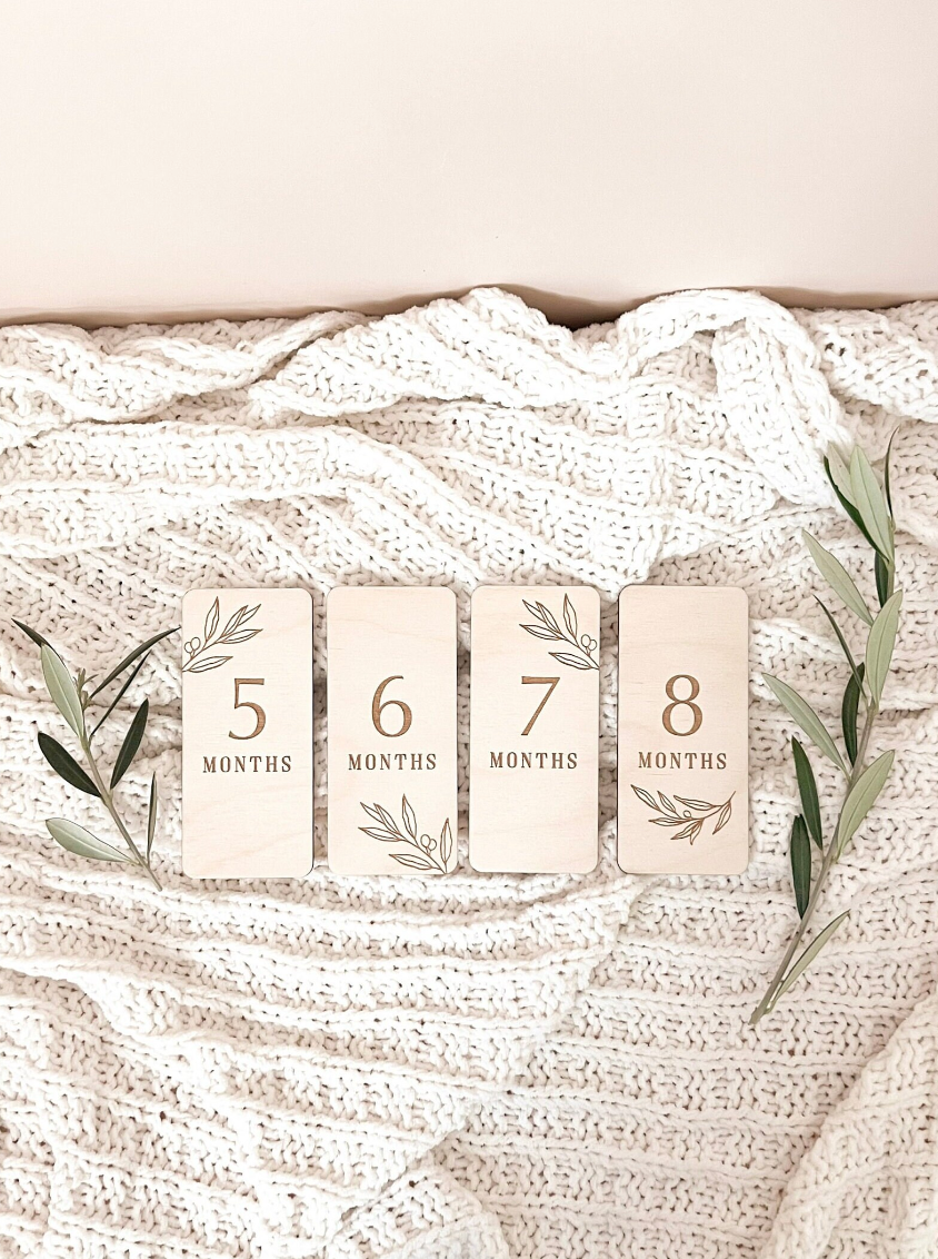 Monthly Milestone Markers | Olive