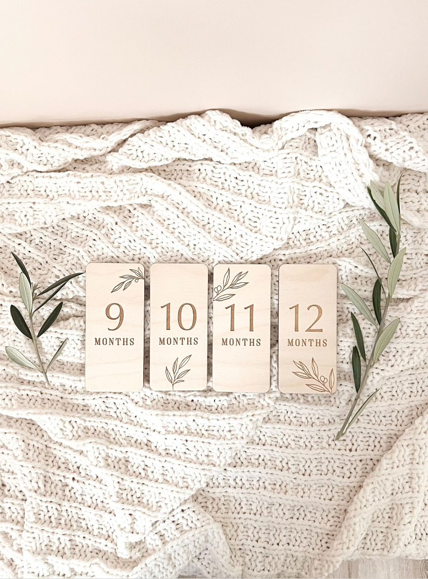 Monthly Milestone Markers | Olive