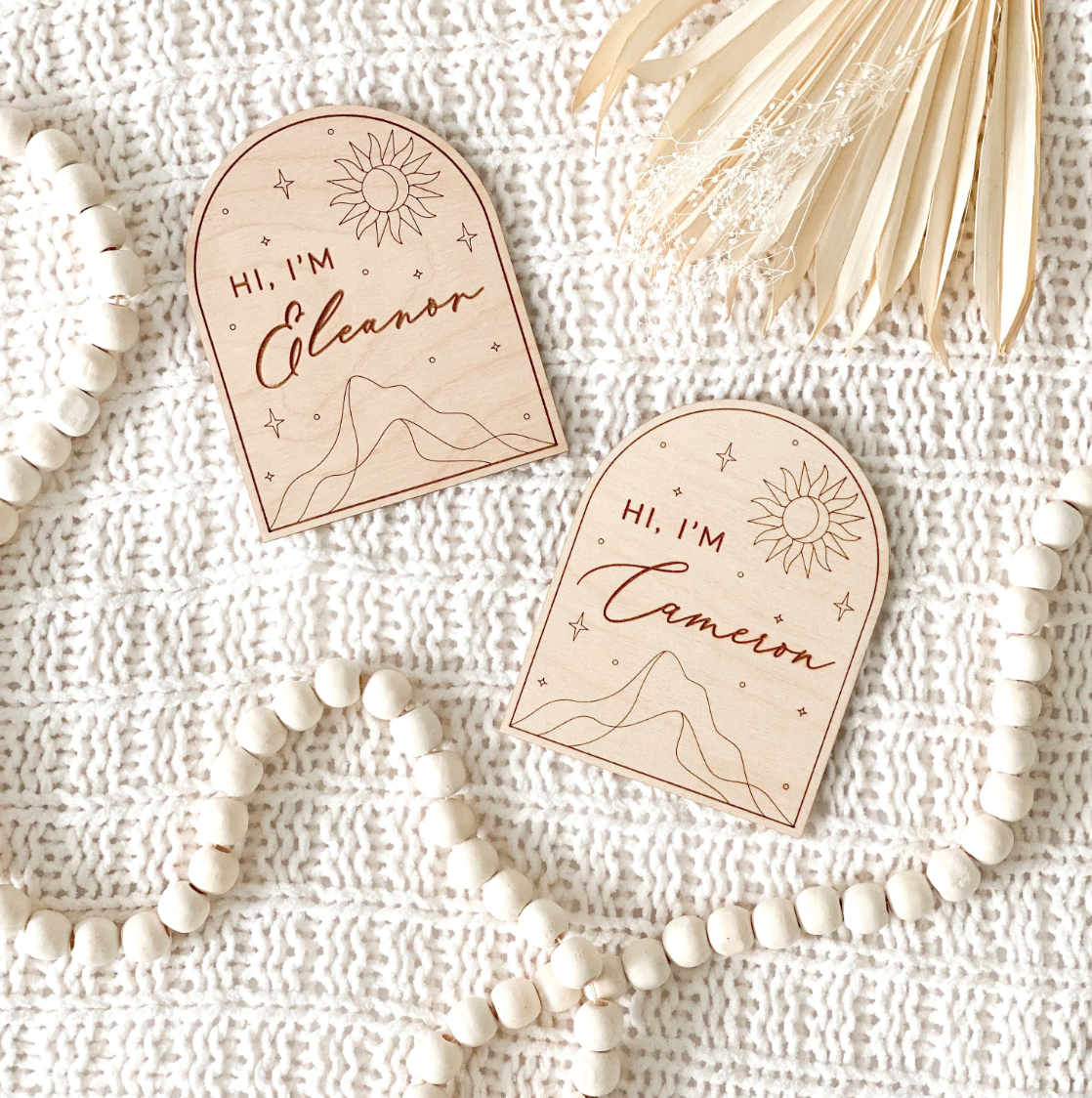 Monthly Milestone Markers | Boho Arch
