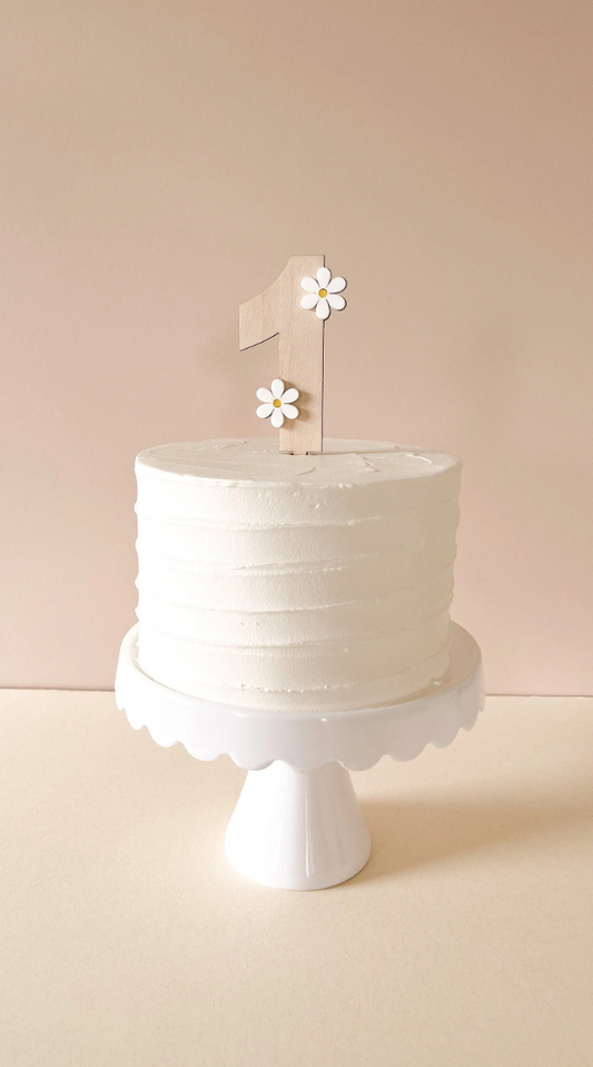 Daisy Cake Topper | Number