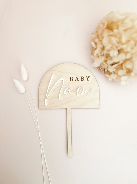 Arch Cake Topper | Personalized