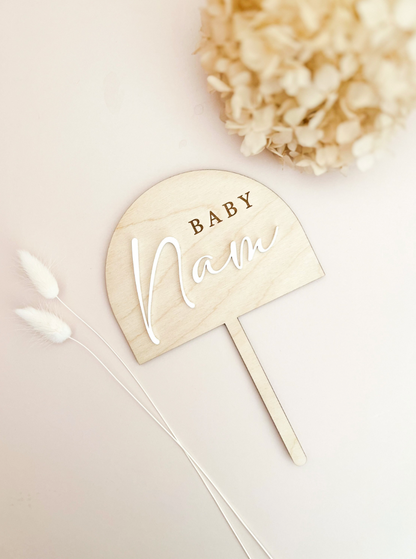 Arch Cake Topper | Personalized