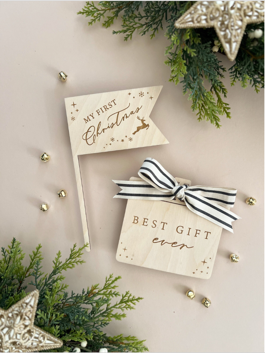 Christmas | My First Christmas | Flag Signs
